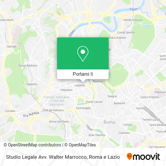 Mappa Studio Legale Avv. Walter Marrocco