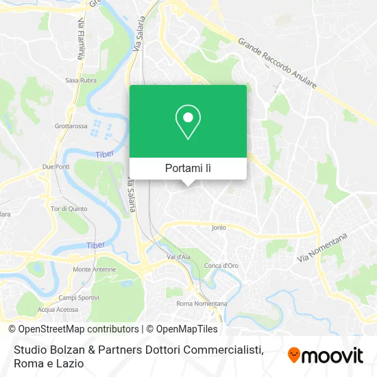 Mappa Studio Bolzan & Partners Dottori Commercialisti