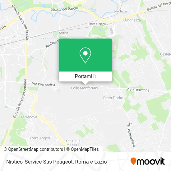 Mappa Nistico' Service Sas Peugeot