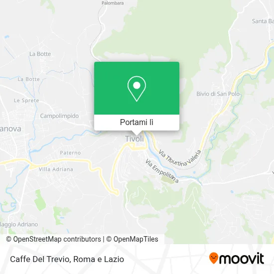 Mappa Caffe Del Trevio