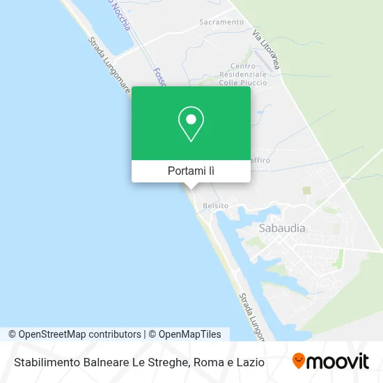Mappa Stabilimento Balneare Le Streghe