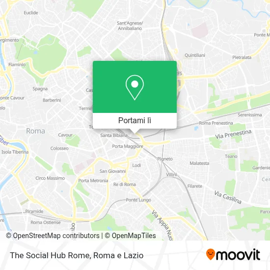 Mappa The Social Hub Rome