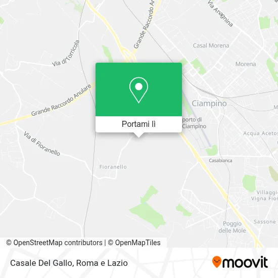 Mappa Casale Del Gallo
