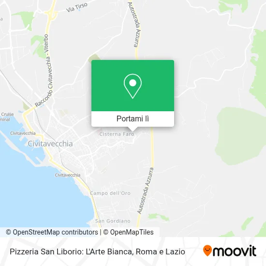 Mappa Pizzeria San Liborio: L'Arte Bianca