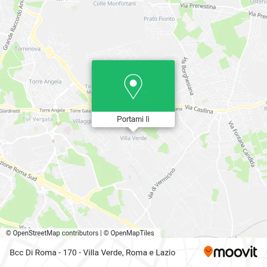 Mappa Bcc Di Roma - 170 - Villa Verde