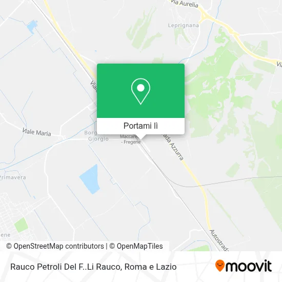 Mappa Rauco Petroli Del F..Li Rauco