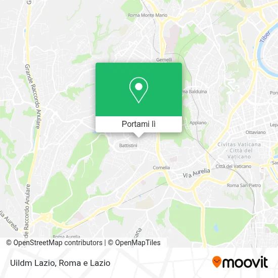 Mappa Uildm Lazio