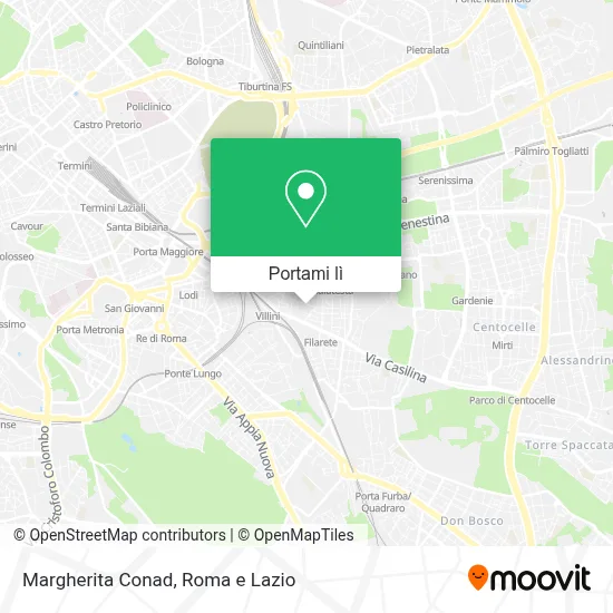 Mappa Margherita Conad
