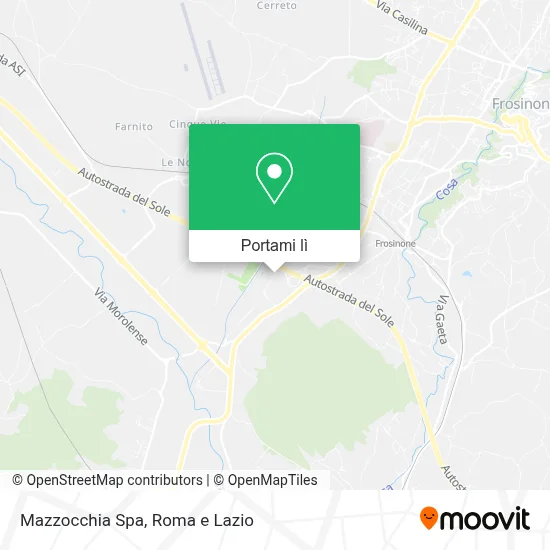 Mappa Mazzocchia Spa