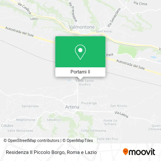Mappa Residenza Il Piccolo Borgo