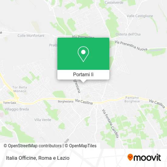 Mappa Italia Officine