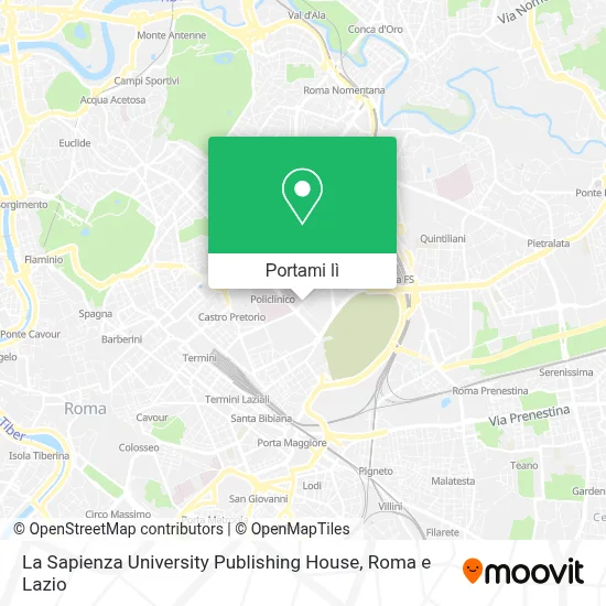 Mappa La Sapienza University Publishing House