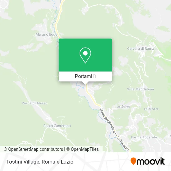 Mappa Tostini Village