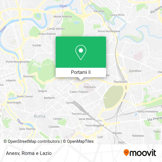 Mappa Anesv