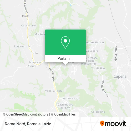 Mappa Roma Nord