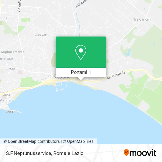 Mappa S.F.Neptunusservice