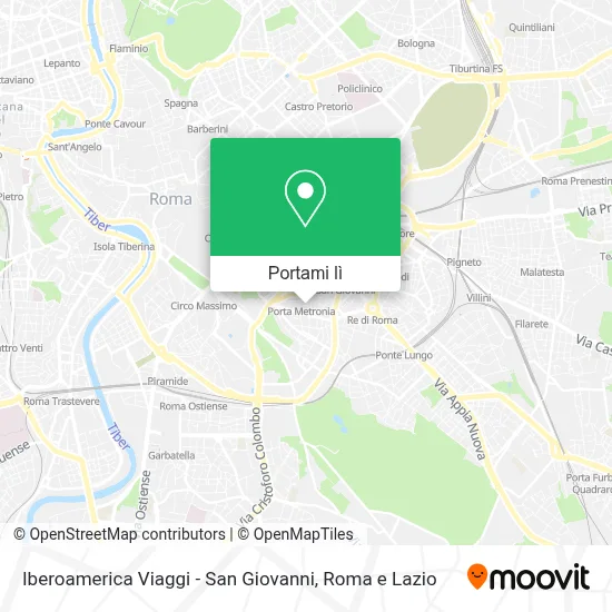 Mappa Iberoamerica Viaggi - San Giovanni