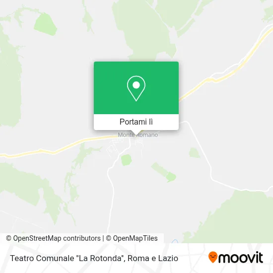 Mappa Teatro Comunale ''La Rotonda''
