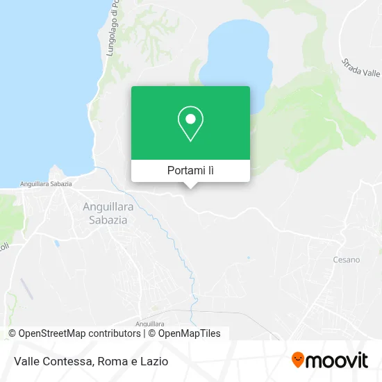 Mappa Valle Contessa