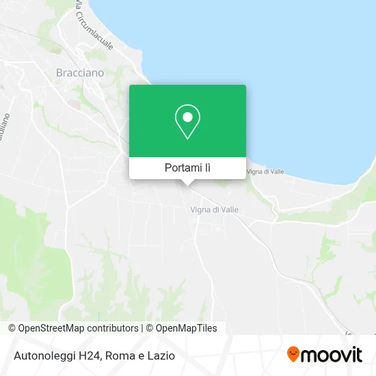 Mappa Autonoleggi H24