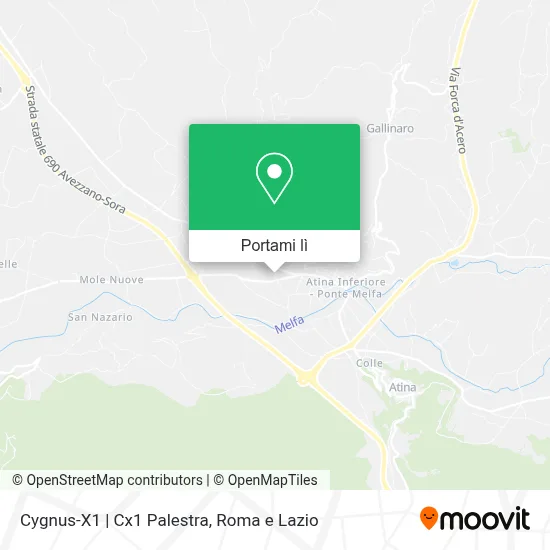Mappa Cygnus-X1 | Cx1 Palestra