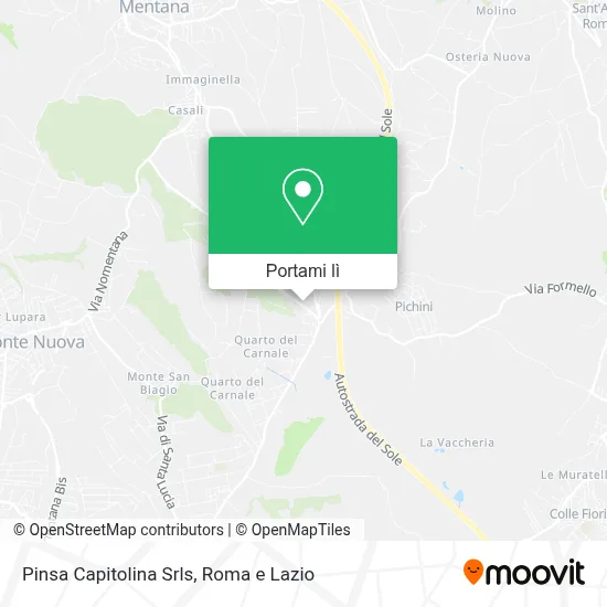 Mappa Pinsa Capitolina Srls