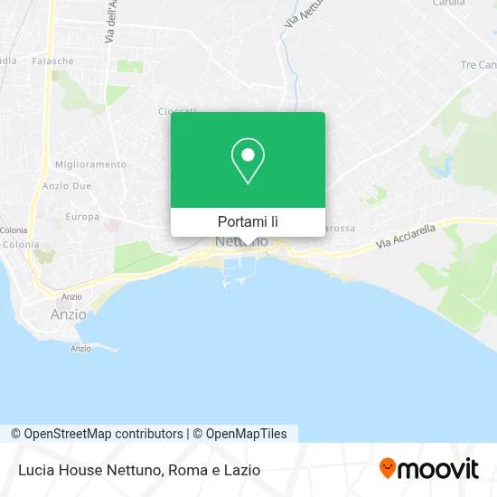 Mappa Lucia House Nettuno