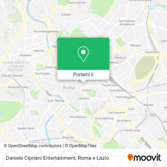 Mappa Daniele Cipriani Entertainment