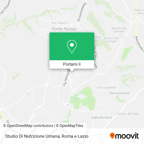 Mappa Studio Di Nutrizione Umana