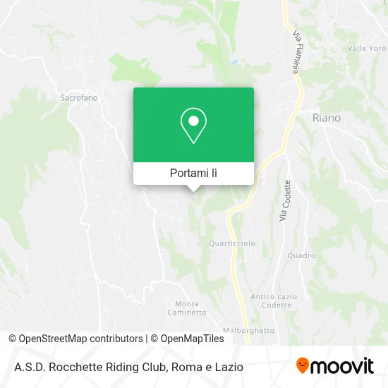 Mappa A.S.D. Rocchette Riding Club