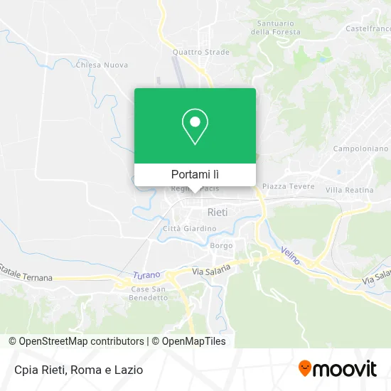 Mappa Cpia Rieti