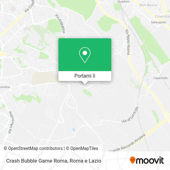 Mappa Crash Bubble Game Roma