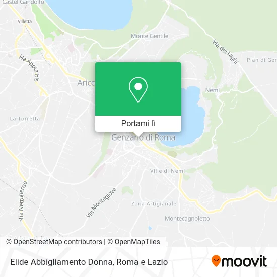 Mappa Elide Abbigliamento Donna