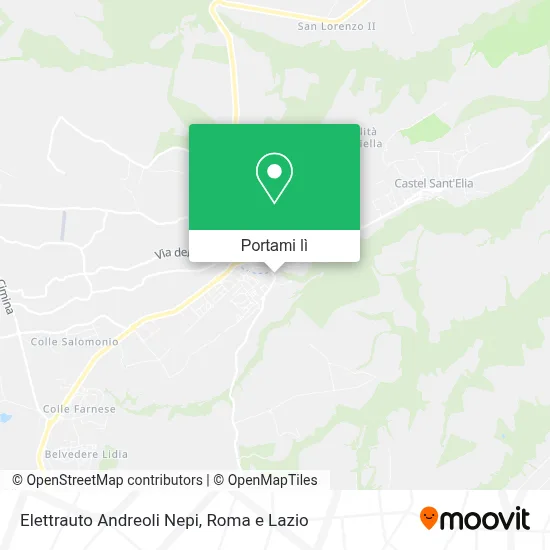 Mappa Elettrauto Andreoli Nepi