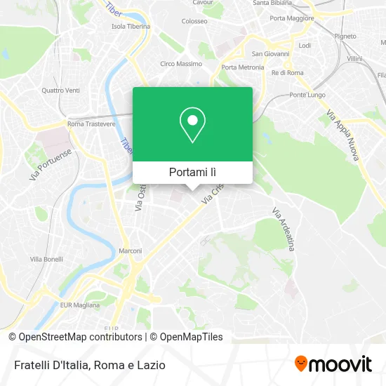 Mappa Fratelli D'Italia