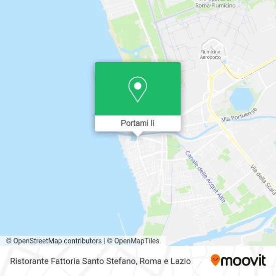 Mappa Ristorante Fattoria Santo Stefano