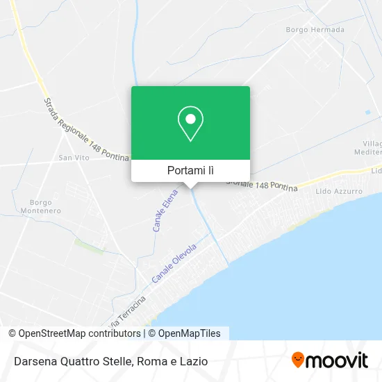 Mappa Darsena Quattro Stelle
