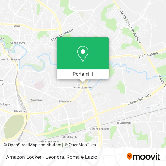 Mappa Amazon Locker - Leonora