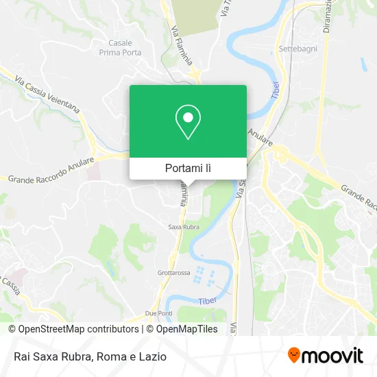 Mappa Rai Saxa Rubra