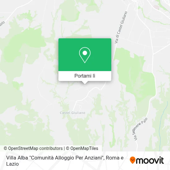 Mappa Villa Alba "Comunità Alloggio Per Anziani"
