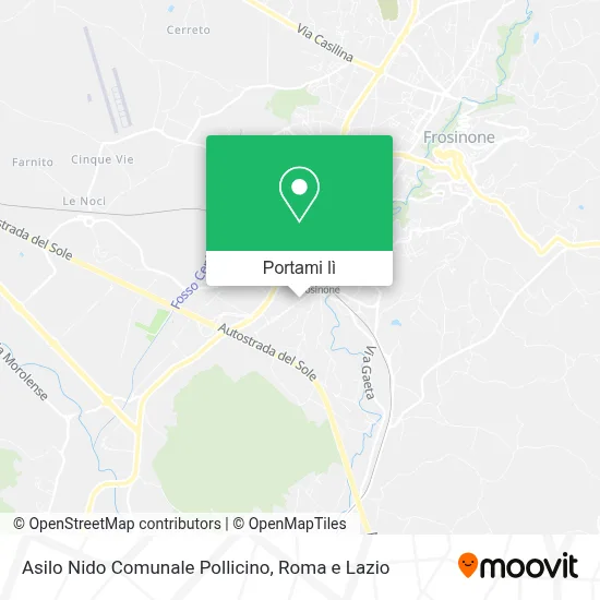 Mappa Asilo Nido Comunale Pollicino