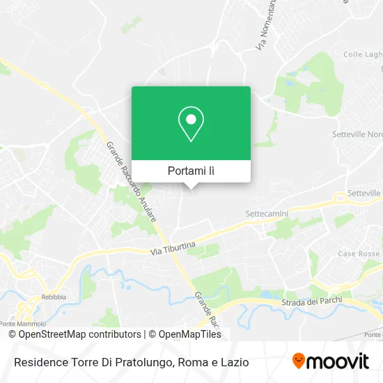 Mappa Residence Torre Di Pratolungo