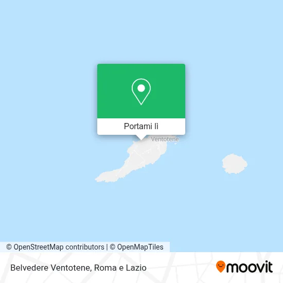 Mappa Belvedere Ventotene
