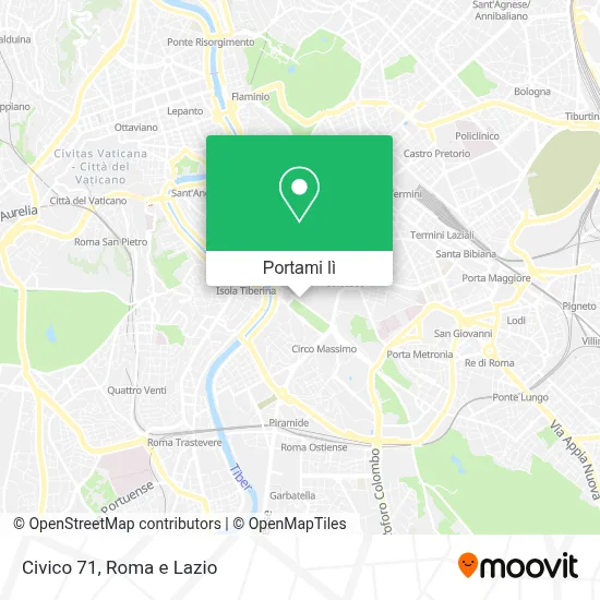 Mappa Civico 71