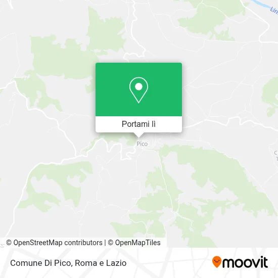 Mappa Comune Di Pico