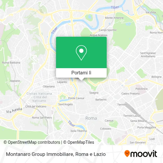 Mappa Montanaro Group Immobiliare