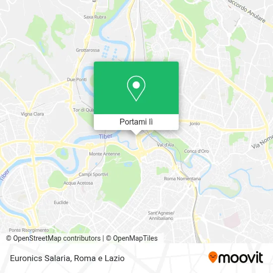 Mappa Euronics Salaria