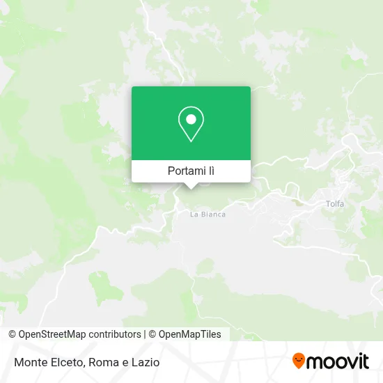 Mappa Monte Elceto
