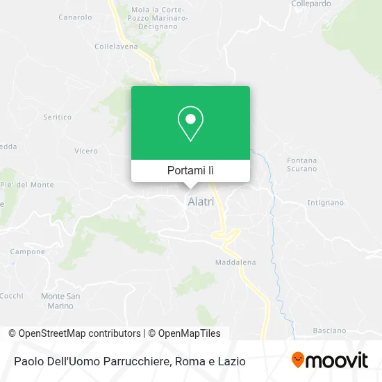 Mappa Paolo Dell'Uomo Parrucchiere