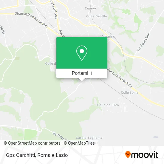 Mappa Gps Carchitti